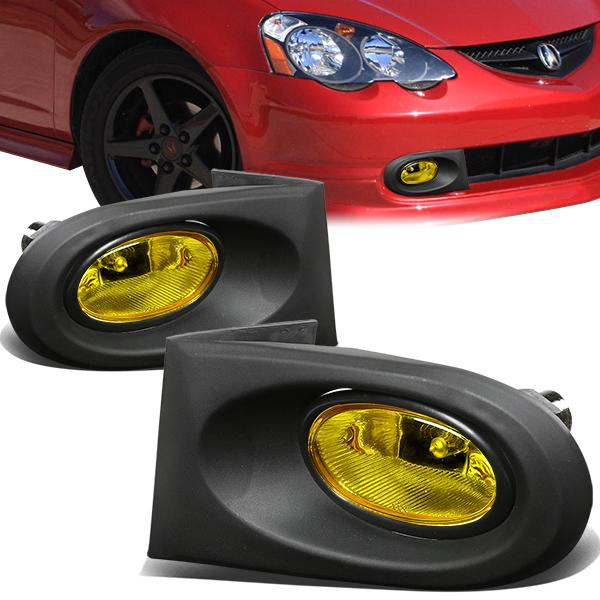 FAROS DE NIEBLA 02-04 ACURA RSX 2-DR - W/ SWITCH - H11 BULB - AMBER