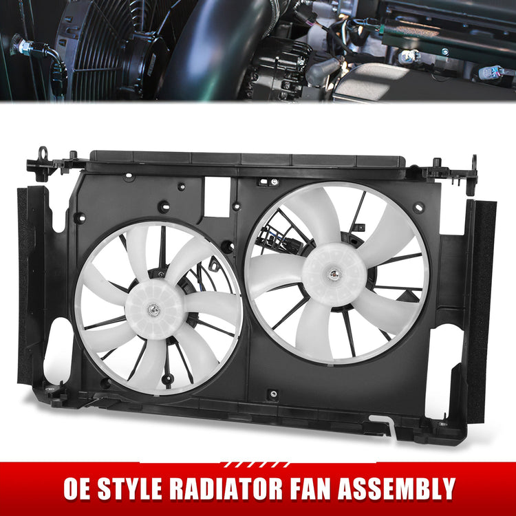 ABANICOS OE STYLE -TOYOTA RAV4 2009-2012 3.5L - W/O TOWING PKG - NORTH AMERICAN BUILT VEHICLE