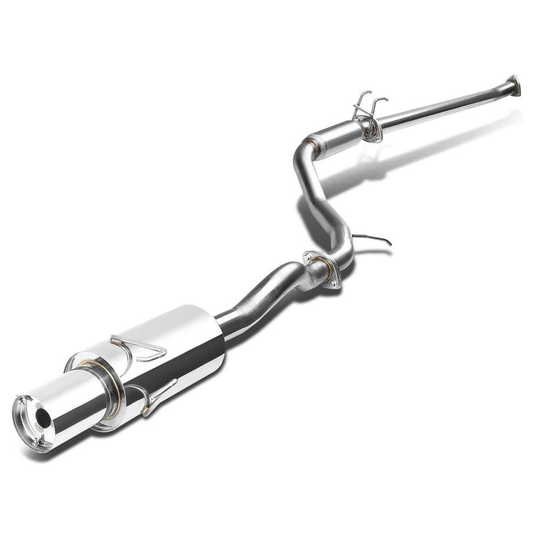 TUBERIA CATBACK CATBACK - 06-08 HONDA CIVIC EX - SINGLE TIP - STAINLESS STEEL