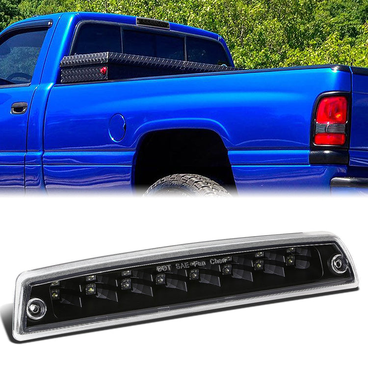 LUZ DE FRENO 94-01 DODGE RAM 1500 / 94-02 DODGE RAM 2500, 3500 - FITS MODELS WITH CARGO LIGHTS ONLY - LED - BLACK