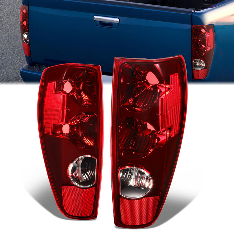 FAROS TRASEROS 04-12 CHEVY COLORADO, GMC CANYON - LED - PAIR - RED