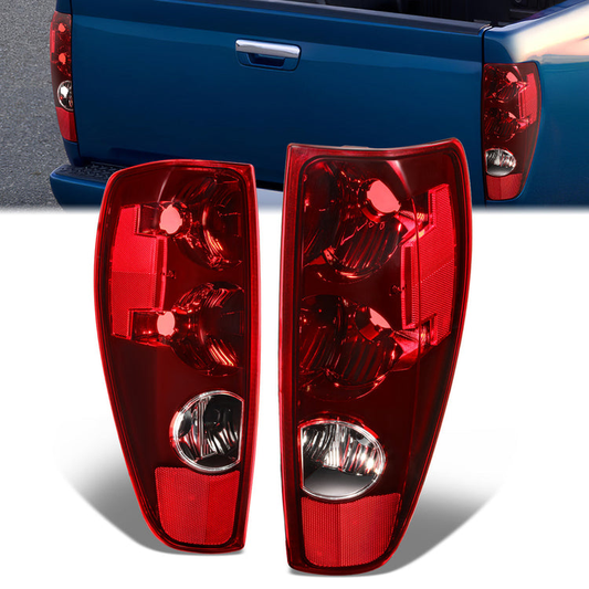 FAROS TRASEROS 04-12 CHEVY COLORADO, GMC CANYON - LED - PAIR - RED