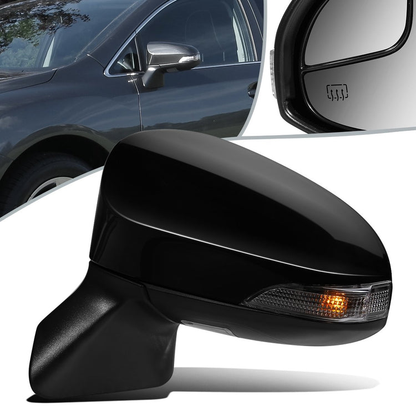 RETROVISOR MIRROR - OEM - 13-16 TOYOTA VENZA - POWERED - HEATED - W/ SIGNAL LIGHT - W/ MEMORY - W/ PUDDLE LIGHT - POWER FOLDING - BLACK MATERIAL - LEFT