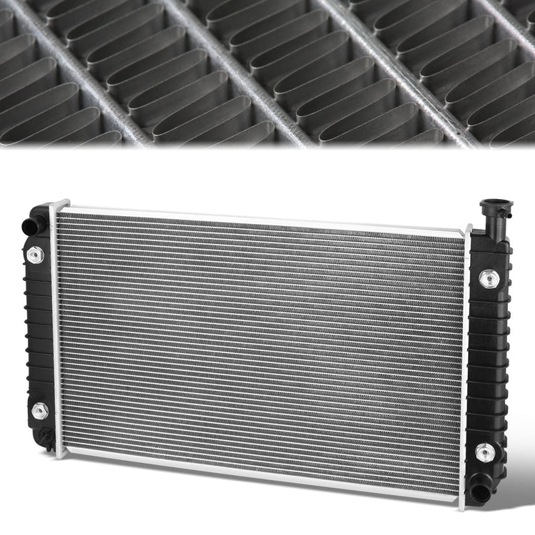 RADIADOR RADIATOR - OEM - 92-95 CHEVROLET LUMINA APV / 92-95 OLDSMOBILE SILHOUETTE / 92-95 PONTIAC TRANS SPORT - FITS 3.8L W/ 2 TRANSMISSION OIL COOLERS - DPI -