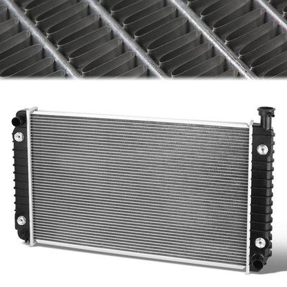 RADIADOR RADIATOR - OEM - 92-95 CHEVROLET LUMINA APV / 92-95 OLDSMOBILE SILHOUETTE / 92-95 PONTIAC TRANS SPORT - FITS 3.8L W/ 2 TRANSMISSION OIL COOLERS - DPI -