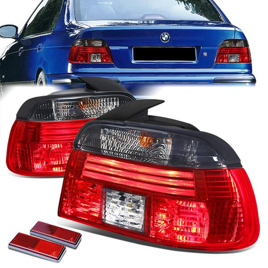 FAROS TRASEROS 97-00 BMW 528I , 540I / 99-00 BMW M5 - RED / SMOKE