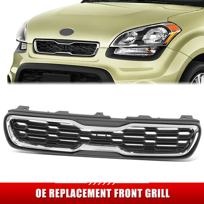 PARRILLA GRILLE - KA  SOL '10-'13/'14-16/'17-19/ GRILLE ASS'Y 12-12/ MAT-BLACK W/CHROME MLDG//PARTS.NO,KI1200149//OEM NO,863502K500