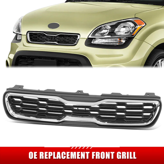 PARRILLA GRILLE - KA  SOL '10-'13/'14-16/'17-19/ GRILLE ASS'Y 12-12/ MAT-BLACK W/CHROME MLDG//PARTS.NO,KI1200149//OEM NO,863502K500