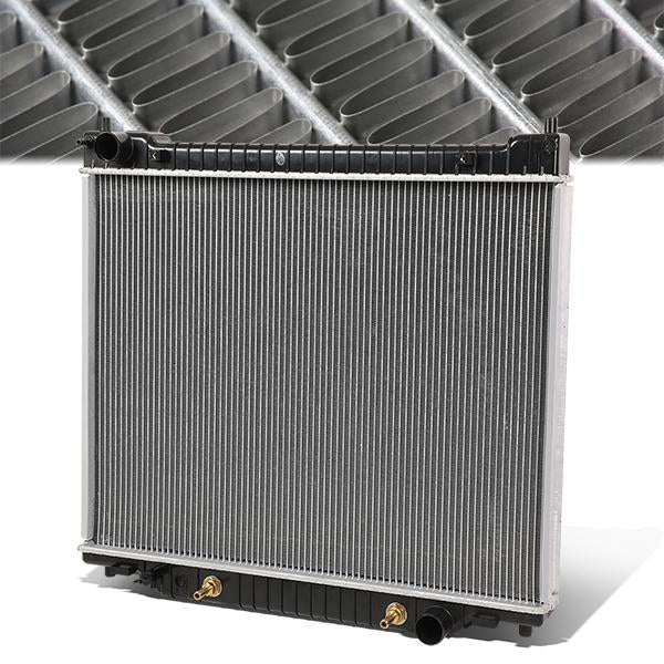 RADIADOR RADIATOR - OEM - 04-14 FORD E-150 / 04-14 FORD E-250 / 04-18 FORD E-350 / 04-18 FORD E-450 / 04-14 FORD ECONOLINE - FITS 5.4L MODELS WITH 1/2 IN. TRANSMISSION OIL COOLER CONNECTIONS - FITS AUTOMATIC TRANSMISSION MODELS - DPI-2977