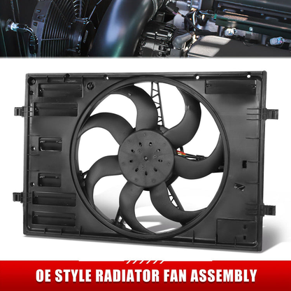 ABANICOS OE STYLE -AUDI A3 1.8L, 2.0L, 1.4L 2015-2020 / AUDI A3 SPORTBACK E-TRON 2016-2018 / AUDI Q3 2018 / AUDI Q3 QUATTRO 2018 / AUDI S3 2.0L 2015-2019 / AUDI TT 2016-2020 / VOLKSWAGEN GOLF 2.0L, 1.4L 2015-2019 / VOLKSWAGEN GTI 2015-2020 / VOLKSWAGEN