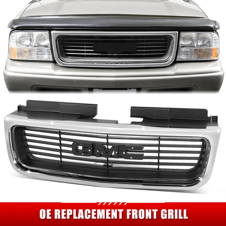 PARRILLA GRILLE - CV S10/SONAMA '94-'97/'98-'04/ GRILLE ASS'Y 98-04/ CHROME/SILVER-GRAY/ (SLE) (SONAMA)/ (SAME=JIMMY)(GMC)//PARTS.NO,GM1200422//OEM NO,15015056