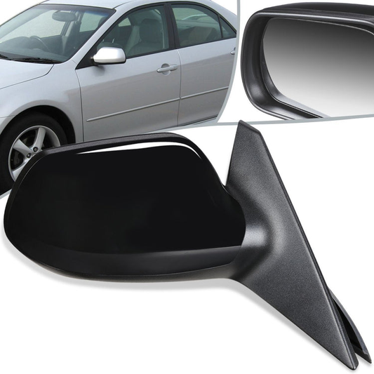 RETROVISOR MIRROR - OEM - 03-08 MAZDA 6 NON TURBO - POWERED - PAINTABLE - BLACK - RIGHT
