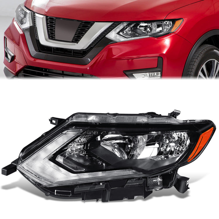 FAROS OE STYLE - 17-20 NISSAN ROGUE - FITS MODELS WITH FACTORY HALOGEN HEADLIGHTS ONLY - H11 LOW / H9 HIGH / 168 SIDE MARKER / 7444NA TURN SIGNAL - LEFT
