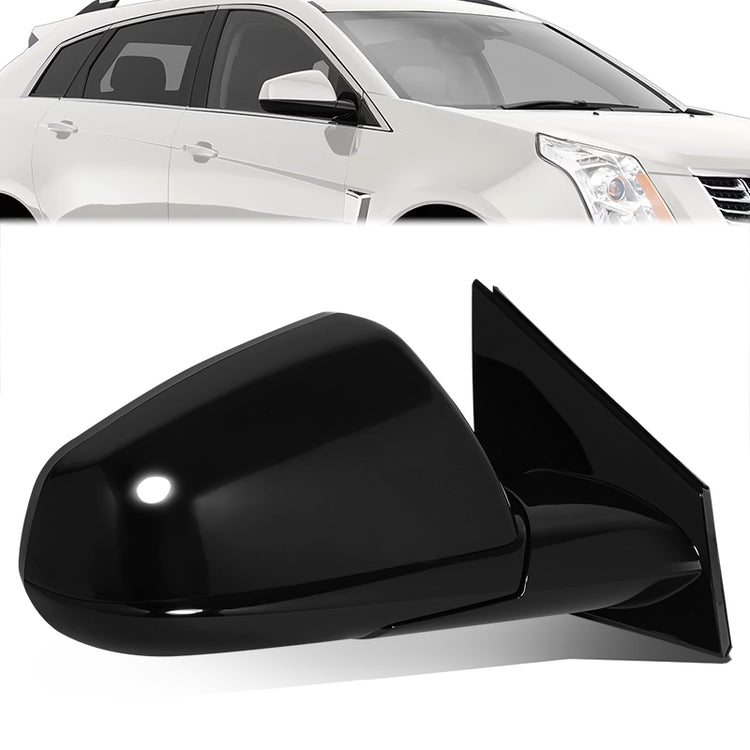RETROVISOR MIRROR - OE STYLE - CADILLAC SRX 2010-2012 - WITH POWER FOLD WITH HEATED GLASS - PASSENGER RIGHT SIDE - BLACK