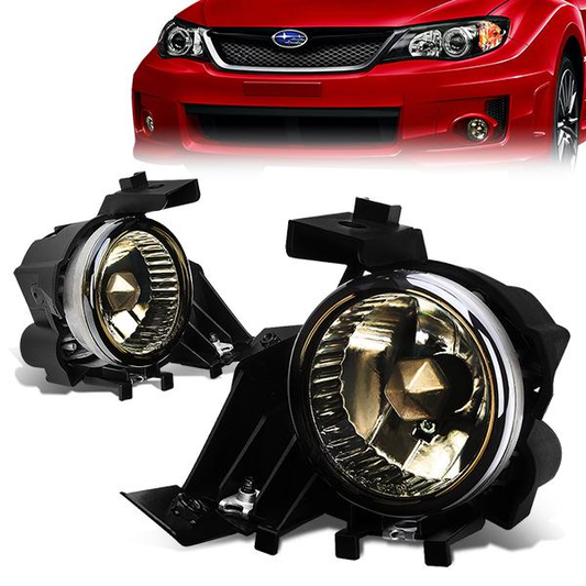 FAROS DE NIEBLA 08-11 SUBARU IMPREZA, WRX 4-DR - DOES NOT FIT STI MODELS - NO SWITCH - 9006 BULB - SMOKE