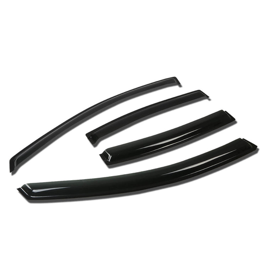 PROTECTOR DE VENTANA WINDOW VISORS - 07-12 NISSAN SENTRA - 4PCS - DARK SMOKE