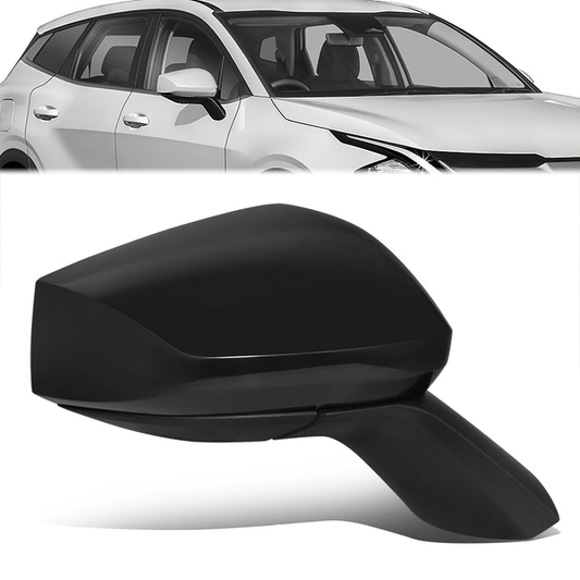 RETROVISOR MIRROR - OE STYLE - KIA SPORTAGE 23-24 - WITH POWER WITH HEATED WITH TURN SIGNAL - DRIVER SIDE - PAINT TO MATCH - BLACK