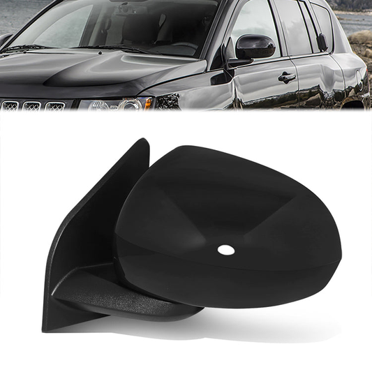 RETROVISOR MIRROR - OE STYLE - JEEP COMPASS 14-15 - WITH POWER WITH HEATED GLASS - DRIVER SIDE - PAINT TO MATCH - BLACK