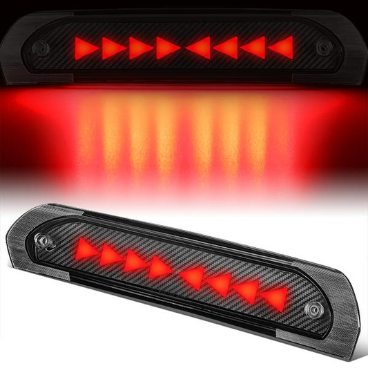 LUZ DE FRENO 02-08 DODGE RAM 1500 / 03-09 DODGE RAM 2500, 3500 - 3D - LED - SEQUENTIAL TRIANGLE LED - BLACK