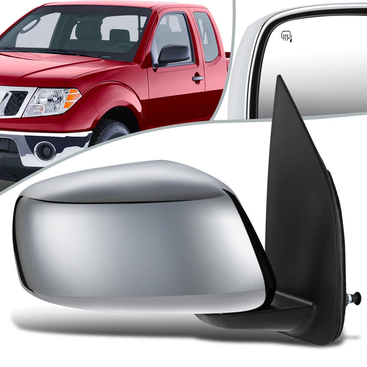 RETROVISOR MIRROR - OEM - 05-20 NISSAN FRONTIER - POWERED - HEATED - FOLDING - CHROME COVER - RIGHT