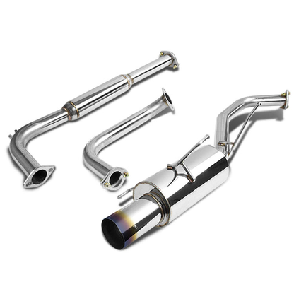 TUBERIA CATBACK CATBACK - 00-03 NISSAN MAXIMA - V7 - SINGLE BURNT TIP - STAINLESS STEEL