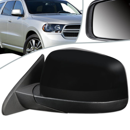 RETROVISOR MIRROR - OEM - 11-17 DODGE DURANGO - POWERED - HEATED - TEXTURED - BLACK - LEFT