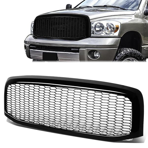 PARRILLA GRILLE - 06-08 DODGE RAM 1500 / 07-09 DODGE RAM 2500, 3500 - HONEYCOMB MESH - BLACK