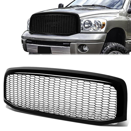 PARRILLA GRILLE - 06-08 DODGE RAM 1500 / 07-09 DODGE RAM 2500, 3500 - HONEYCOMB MESH - BLACK