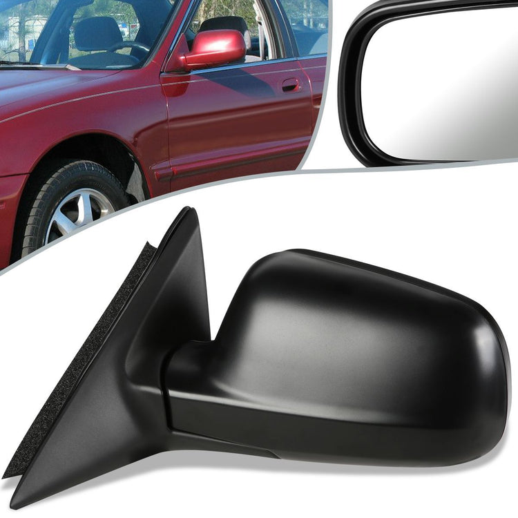 RETROVISOR MIRROR - OEM - 94-97 HONDA ACCORD 2-DOOR - POWERED - PAINTABLE - BLACK - LEFT