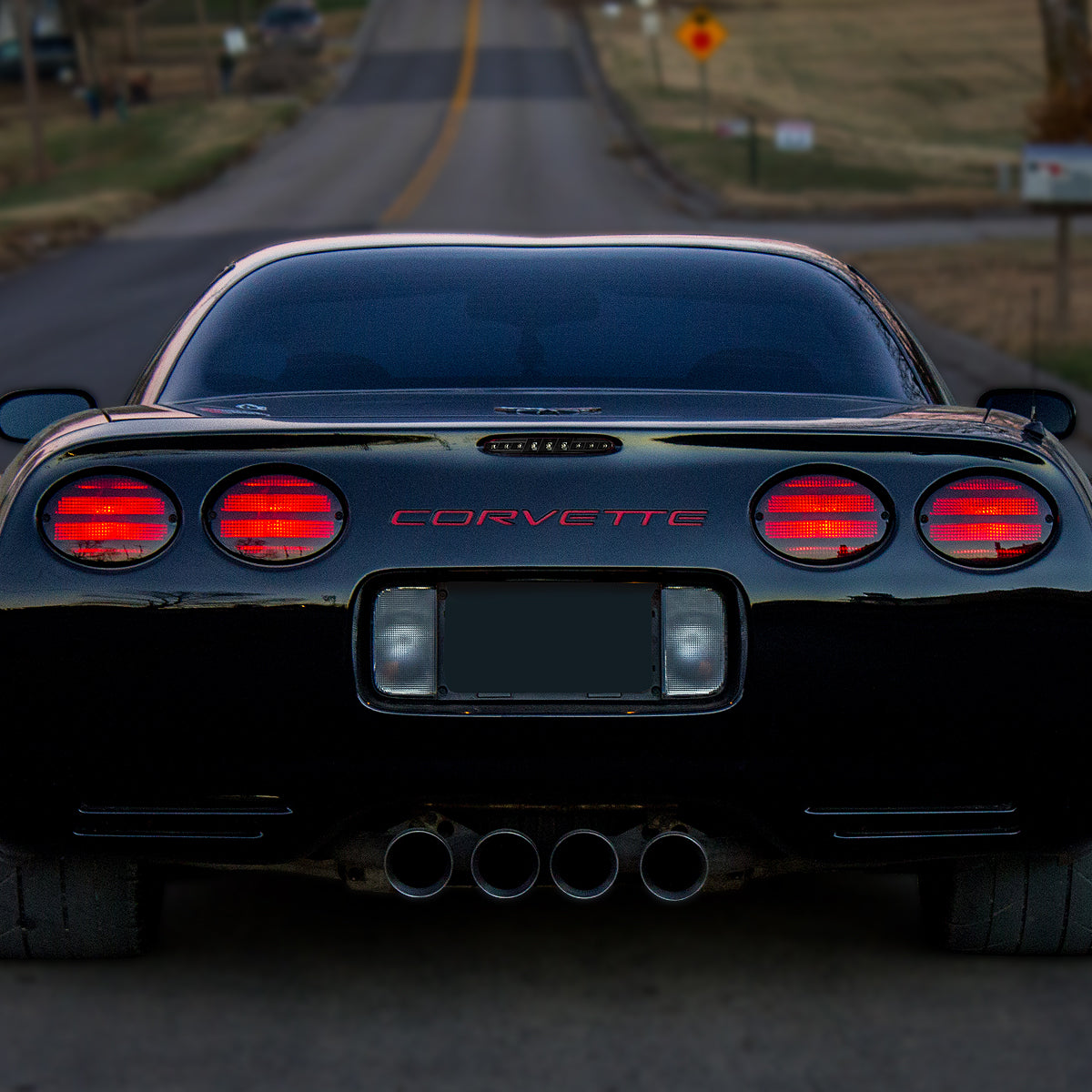 LUZ DE FRENO 97-04 CHEVY CORVETTE C5 - LED - BLACK