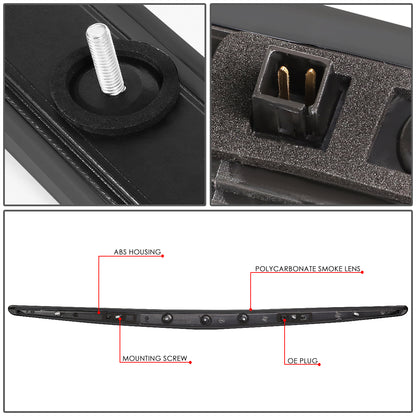 LUZ DE FRENO 06-11 CADILLAC DTS - LED - BLACK / SMOKE