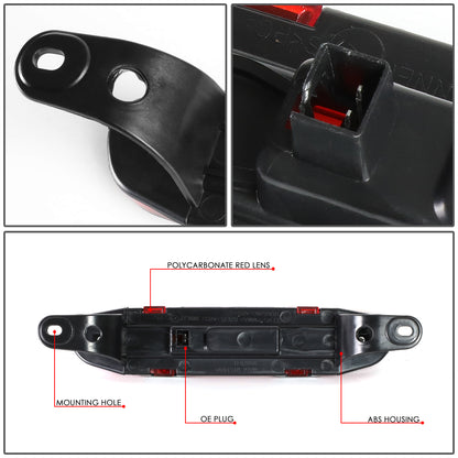 LUZ DE FRENO 06-10 DODGE CHARGER - 3D - LED - RED