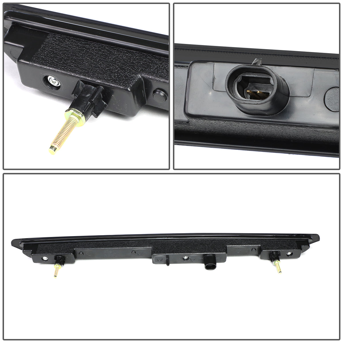 LUZ DE FRENO 07-14 CHEVY SUBURBAN 1500, 2500, TAHOE / GMC YUKON, XL 1500, 2500 - LED - BLACK / SMOKE