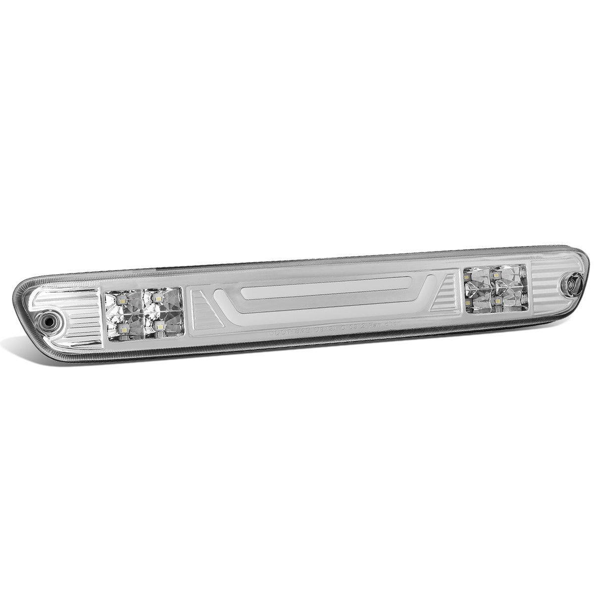 LUZ DE FRENO 04-12 CHEVY COLORADO, GMC CANYON / 06-08 ISUZU I-SERIES - 3D - LED - CHROME