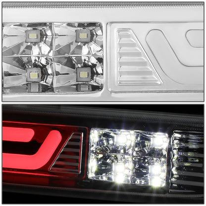 LUZ DE FRENO 04-12 CHEVY COLORADO, GMC CANYON / 06-08 ISUZU I-SERIES - 3D - LED - CHROME