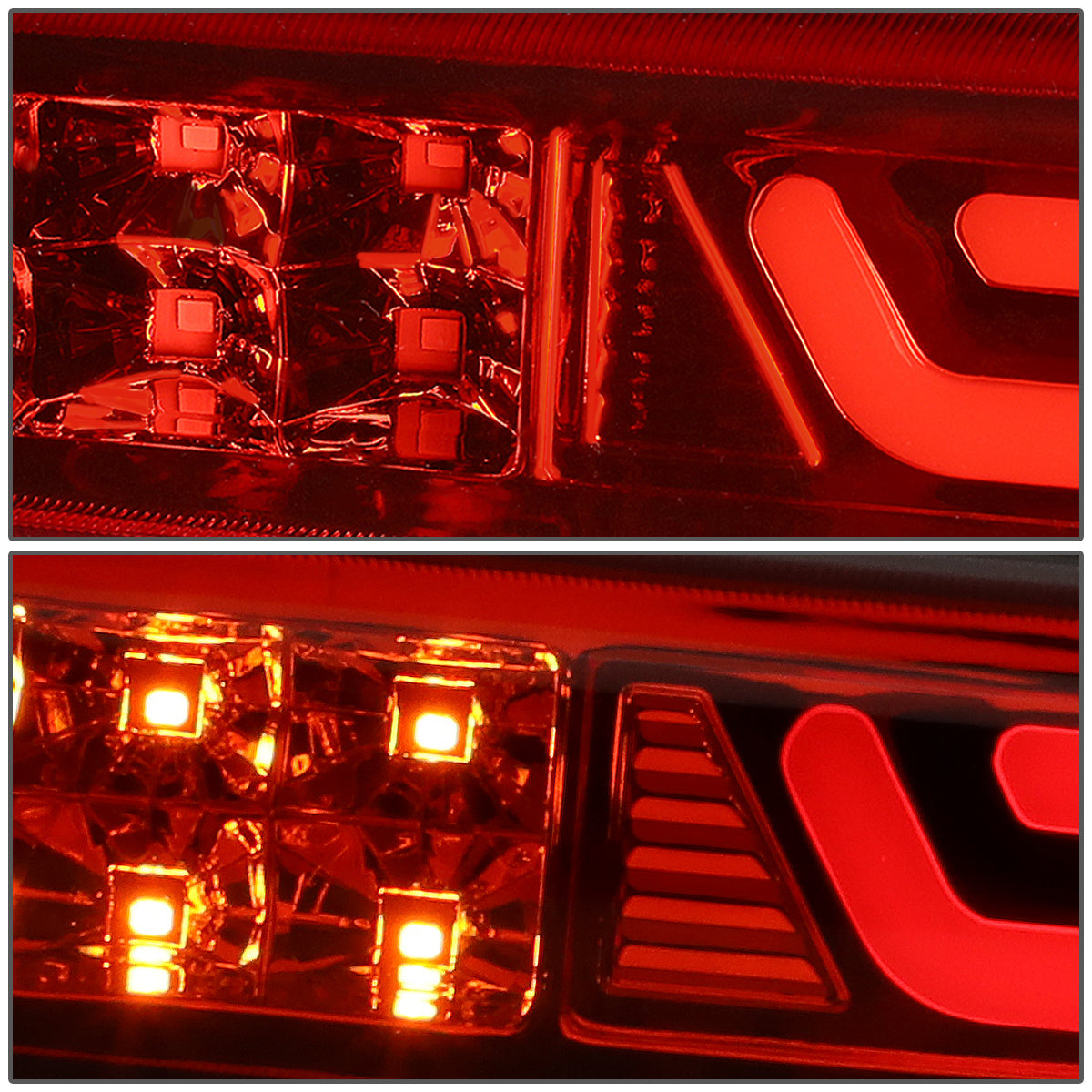 LUZ DE FRENO 04-12 CHEVY COLORADO, GMC CANYON / 06-08 ISUZU I-SERIES - 3D - LED - RED