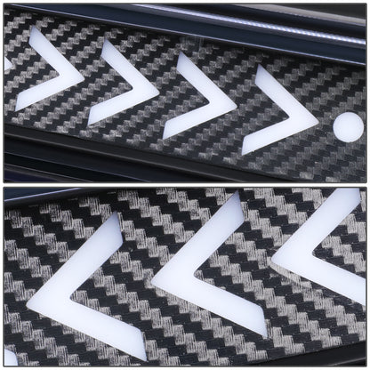 LUZ DE FRENO 04-12 CHEVY COLORADO, GMC CANYON / 06-08 ISUZU I-SERIES - 3D - LED - SEQUENTIAL ARROW LED - BLACK