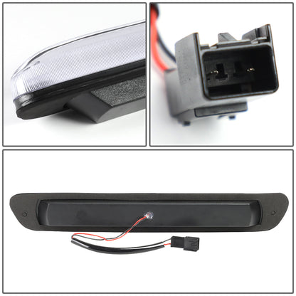 LUZ DE FRENO 04-12 CHEVY COLORADO, GMC CANYON / 06-08 ISUZU I-SERIES - 3D - LED - SEQUENTIAL TRIANGLE LED - BLACK