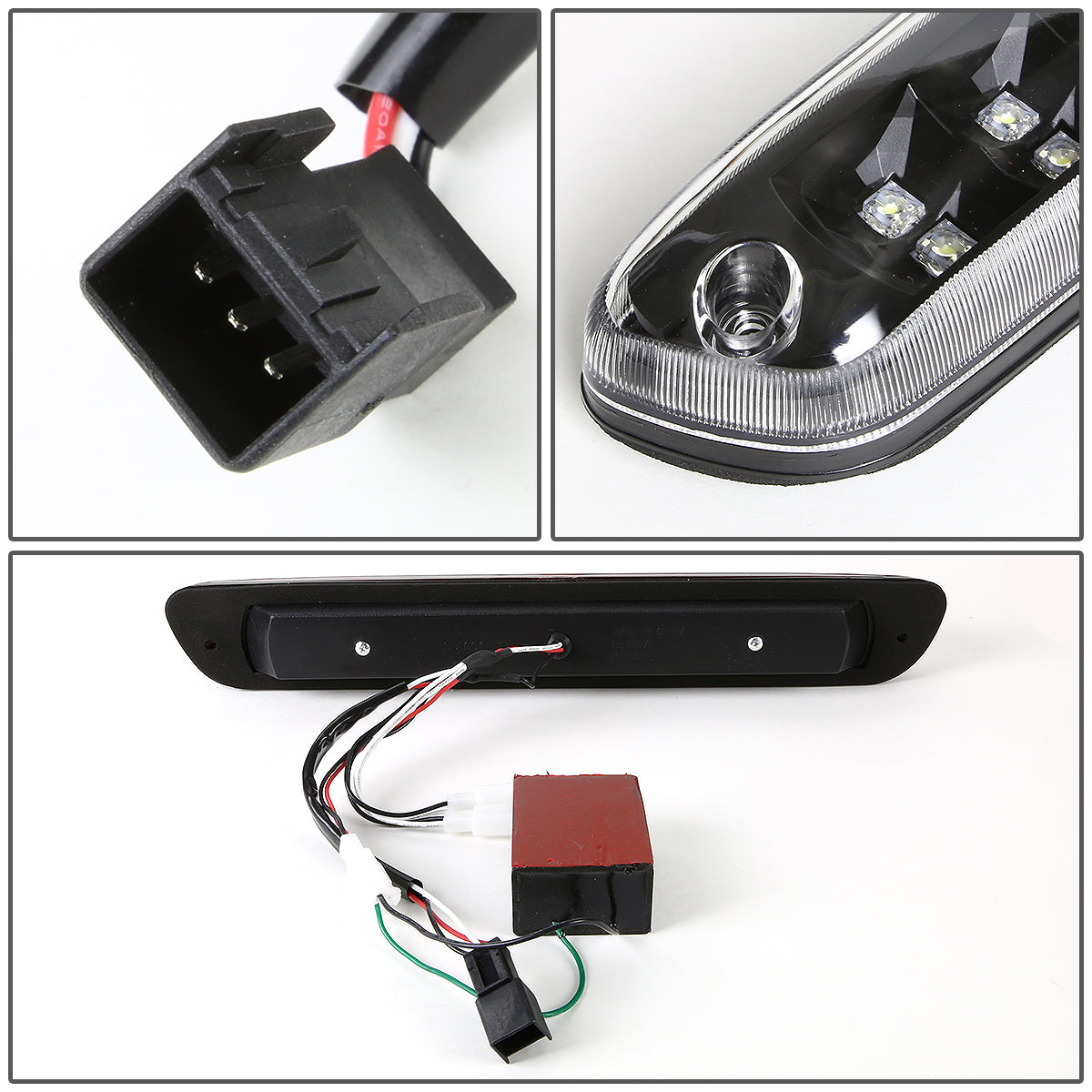 LUZ DE FRENO 04-12 CHEVY COLORADO, GMC CANYON / 06-08 ISUZU I-SERIES - LED - BLACK