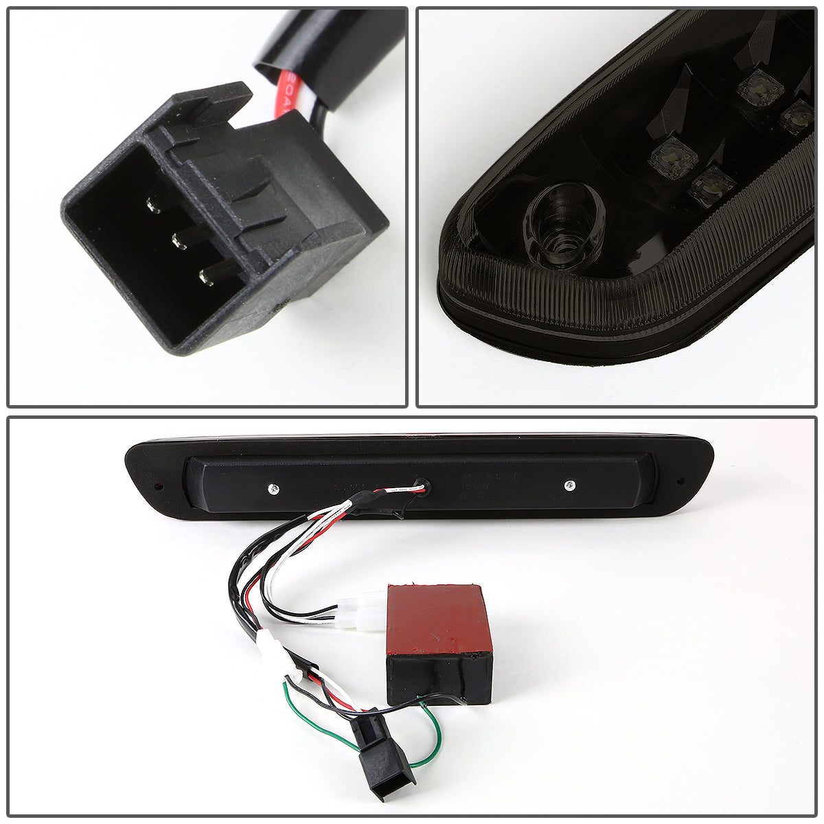 LUZ DE FRENO 04-12 CHEVY COLORADO, GMC CANYON / 06-08 ISUZU I-SERIES - LED - BLACK SMOKE