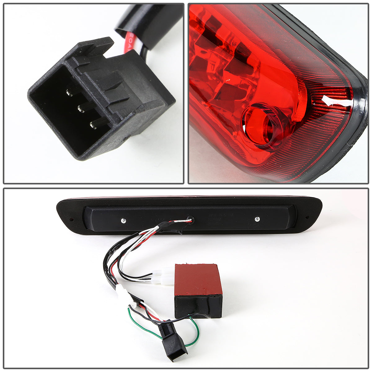 LUZ DE FRENO 04-12 CHEVY COLORADO, GMC CANYON / 06-08 ISUZU I-SERIES - LED - RED