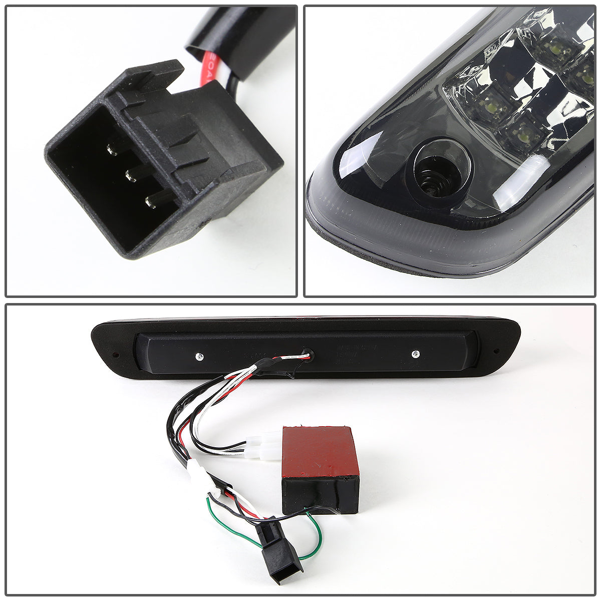 LUZ DE FRENO 04-12 CHEVY COLORADO, GMC CANYON / 06-08 ISUZU I-SERIES - LED - SMOKE