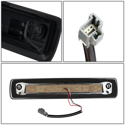 LUZ DE FRENO 15-18 CHEVY COLORADO, GMC CANYON - 3D - LED - BLACK / SMOKE