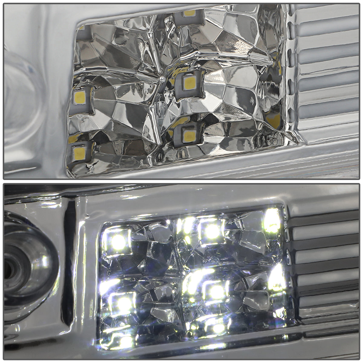 LUZ DE FRENO 15-18 CHEVY COLORADO, GMC CANYON - 3D - LED - CHROME