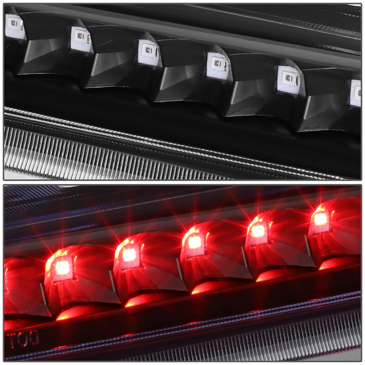 LUZ DE FRENO 04-07 BUICK RAINIER / 02-09 GMC ENVOY, CHEVROLET TRAILBLAZER / 04-06 CHEVROLET TRAILBLAZER EXT / 02-06 GMC ENVOY XL / 03-08 ISUZU ASCENDER / 02-04 OLDSMOBILE BRAVADA / 05-09 SAAB 9-7X - LED - BLACK