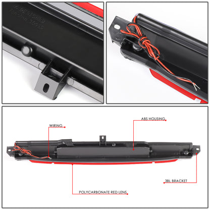 LUZ DE FRENO 04-07 BUICK RAINIER / 02-09 GMC ENVOY, CHEVROLET TRAILBLAZER / 04-06 CHEVROLET TRAILBLAZER EXT / 02-06 GMC ENVOY XL / 03-08 ISUZU ASCENDER / 02-04 OLDSMOBILE BRAVADA / 05-09 SAAB 9-7X - LED - RED