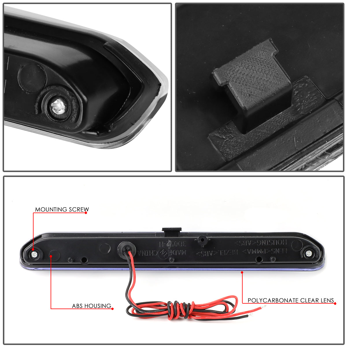 LUZ DE FRENO 13-16 BUICK ENCORE / 15-18 CHEVY TRAX - REQUIRES WIRING TO VEHICLE - LED - CHROME