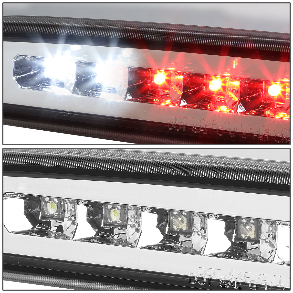 LUZ DE FRENO 97-07 DODGE DAKOTA - FITS MODELS WITH CARGO LIGHTS ONLY - LED - CHROME