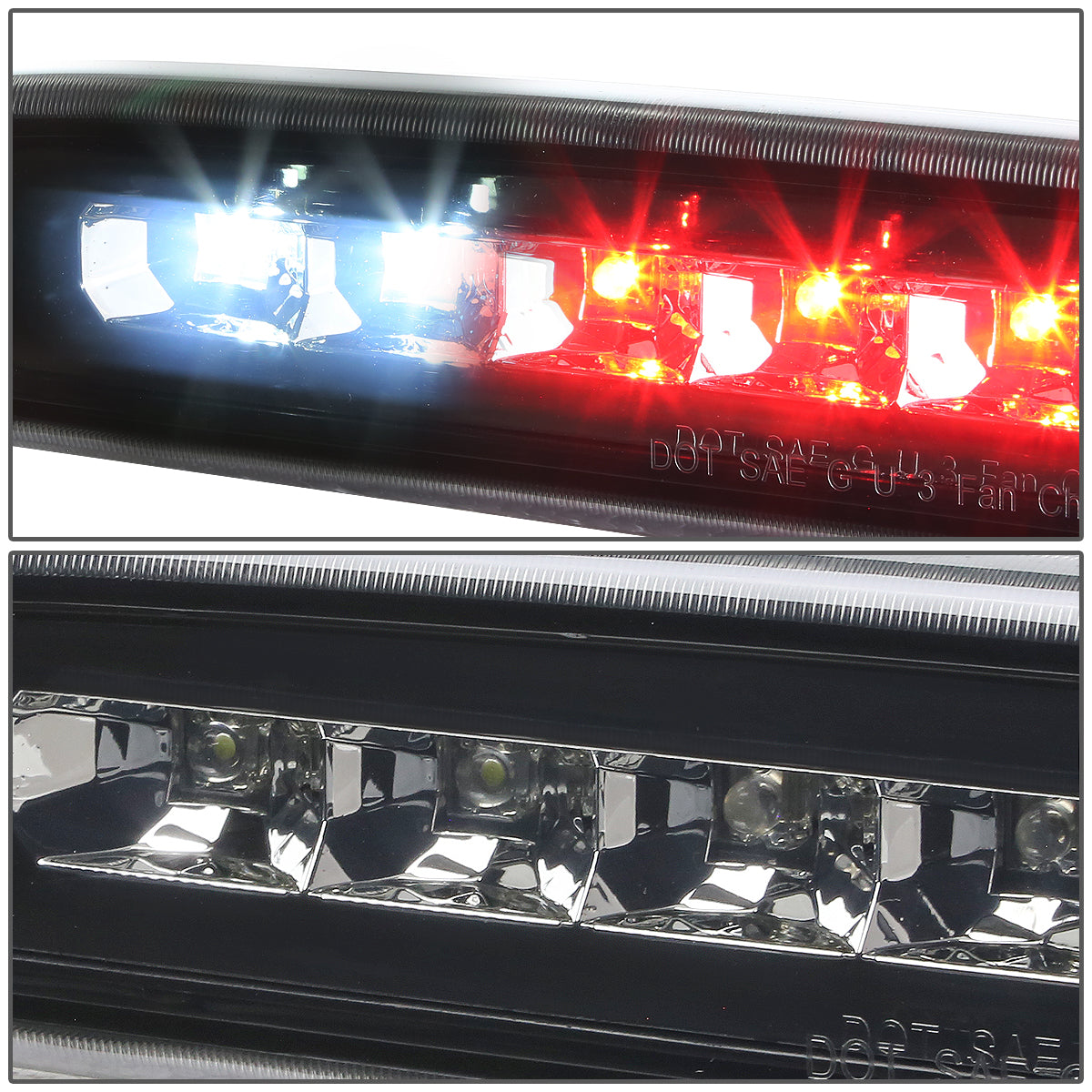 LUZ DE FRENO 97-07 DODGE DAKOTA - FITS MODELS WITH CARGO LIGHTS ONLY - LED - SMOKE