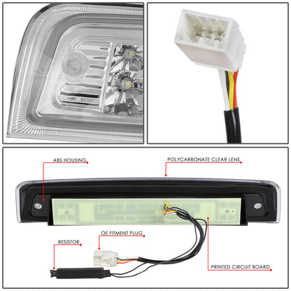 LUZ DE FRENO 09-17 DODGE RAM 1500 / 10-17 DODGE RAM 2500, 3500 - 3D - LED - CHROME